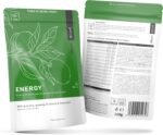 Natural Energy Drink Mix – 124mg Caffeine from Ginseng & Guarana | Sugar-Free, No Crash Pre-Workout Powder | B Vitamins, Magnesium & Zinc | Focus & Performance | Keto, Vegan | 25 Portions - Image 3