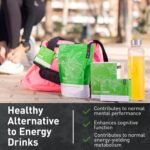 Natural Energy Drink Mix – 124mg Caffeine from Ginseng & Guarana | Sugar-Free, No Crash Pre-Workout Powder | B Vitamins, Magnesium & Zinc | Focus & Performance | Keto, Vegan | 25 Portions - Image 7