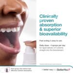 BetterYou Vitamin D3 K2 Oral Spray, Fast Acting Vitamin D 4000 IU + Vitamin K2 (MK7) Supplement, Supports Bones, Teeth, Immune System & Blood Clotting, 1-Month Supply, Natural Peppermint Flavour - Image 6