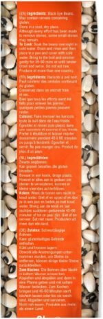 Laila Black Eye Beans 2Kg. Savoury Legumes Laila Black Eye Beans are Rich in Essential Vitamins, Minerals and Plant-Based Protein (Pack of 4) - Image 4