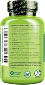 NATURELO Premium Fish Oil - 1100mg Triglyceride Omega-3 Per Capsule - One A Day - Best for Heart, Eye, Brain & Joint Health - No Burps - Natural Lemon Flavour - 120 Softgels | 4 Month Supply - Image 3