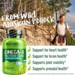 NATURELO Premium Fish Oil - 1100mg Triglyceride Omega-3 Per Capsule - One A Day - Best for Heart, Eye, Brain & Joint Health - No Burps - Natural Lemon Flavour - 120 Softgels | 4 Month Supply - Image 7