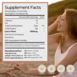 Mushroom Gummies 1000mg - Lion Mane Mushroom Gummies Supplement Promotes Focus, Memory, and Mood - 60 Count (Mixed Berry Flavor, Halal, Gluten-Free, Vegan) (2) - Image 3