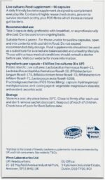Optibac Probiotics Every Day - Vegan Digestive Probiotic Supplement - Most Trusted & Recommended Brand - Lactobacillus & Bifidobacterium - 90 Capsules - Image 9