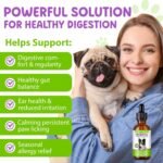 Liquid Probiotics for Dogs, 3 in 1 Dog Probiotic Drops, Prebiotic & Digestive Enzymes | Digestive Gut Flora Support, Relieve Diarrhea & Constipation, Probiotics for Dogs of All Ages and Breeds, 60ml - Image 4