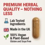 Pure Akarkara with Maca Root Capsules – 90 Vegan Capsules (90-Day Supply) | High Strength Herbal Supplement for Energy, Stamina & Vitality | Gluten-Free, No Fillers, UK Made & Lab Tested - Image 5