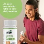 CBDfx 750mg CBD High Strength Broad Spectrum Soft Gel CBD Capsules, 25mg CBD per Capsule, Organic, Gluten-Free, 30 Capsules in Total (15-30 Days) - Image 4