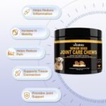 Senior Dog Joint Supplements with Glucosamine Chondroitin MSM - Hip & Joint Support for Dogs with Green Lipped Mussel, Turmeric, Omega 3 for Mobility & Comfort - Beef Flavour Dog Supplements - Image 3