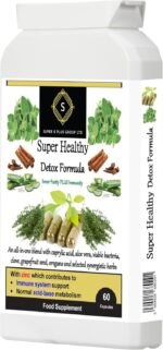 Super Healthy Gut Detox & Candida Cleanse - Probiotic & Herbal Supplement, 60 Vegan Capsules - Image 3