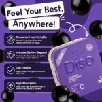 Diso® Vitamin C Supplement | High Strength Dissolvable Strips with Elderberry & Zinc | Vegan Alternative to Vitamin C Tablets & Gummies | Immunity, Antioxidant & Collagen Support | 30 Days - Image 3