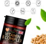 Vitamin B Complex High Strength 180 Tablets (6 Month Supply) - B1, B2, B3, B5, B6, B12, Biotin & Folic Acid for Men & Women, Vegan & Vegetarian-Friendly - Image 8
