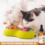 Qcwwy Relaxing Essential Oil for Dogs, Immune Support and Calming Effect, Easy to Use, Organic Ingredients, Stress Relief, Boosts Dog's Wellbeing with Seed Extract, Mix with (white) - Image 4