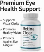Retina Clear – Supports Eye Health | Advanced Eye Health & Vision Support with Maca, Green Tea, Bitter Melon | Supports Visual Clarity & Eye Performance - Image 3