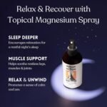 Magnesium Oil Spray 250ml | For Sleep, Restless Legs & Muscle Pain | Pure Zechstein Magnesium Chloride with Aloe Vera, Lavender & Chamomile | Gentle, Non-Greasy | Made in Britain - Image 3