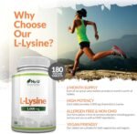 L-Lysine 1000mg High Strength - 180 Vegan Tablets - 6 Month Supply - Essential Amino Acid - Made in The UK - Nu U Nutrition - Image 4