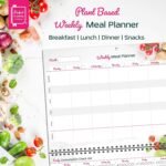 Perfect Planner Company - Plant-Based Weekly Meal Planner - A4 Spiral Bound Pad - Vegan Meal Planner & Nutrition Tracker - Shopping List & Freezer Section - 100gsm FSC Paper - Image 3