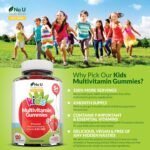 Nu U Nutrition - Multivitamin Gummies for Kids - 4 Month Suppply -120 Vegan Berry Gummies - Strawberry Flavour - 9 Essential Vitamins Including Vitamin C, D & B12 - Made in The UK - Image 4