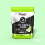 VITALDIN Sport Power Gummies Electrolytes – Electrolyte Replacement – 120 mg Sodium, 90 mg Potassium, 20 mg Magnesium per Serving + Vitamin B6 – 30 Chewable Gummy Bites – Lime Flavour – Vegan - Image 3