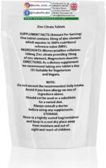Elemental Zinc Citrate 30mg 180 Tablets – Premium Oral Nutrition Supplement for Immune Support & Overall Health - Image 4