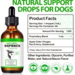 Natural Defence Drops for Dogs, 60 ml Herbal Liquid Supplement with Echinacea, Goldenseal & Pau D’Arco | Helps Maintain Immune Balance, Gut Health & Everyday Vitality | Suitable for All Breeds - Image 4
