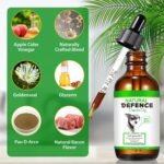 Natural Defence Drops for Dogs, 60 ml Herbal Liquid Supplement with Echinacea, Goldenseal & Pau D’Arco | Helps Maintain Immune Balance, Gut Health & Everyday Vitality | Suitable for All Breeds - Image 5