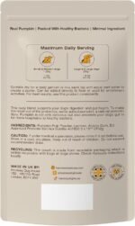 Probiotics & Pumpkin For Dogs | Real Pumpkin Purée Powder + Pre & Probiotic Blend | Dog Probiotics For Gut Health | 225 grams | 45 Daily Servings - Image 3