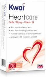 Kwai Heartcare 300mg Tablets - 100 Tablets (Pack of 1) - with Vitamin B1 and Standardised Garlic Extract - Odourless Vegan Tablets to Support Normal Heart Function and Healthy Cholesterol Levels - Image 3