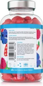 Folic Acid Gummies - 400μg, 120 Natural Berry Flavoured & Vegan Gummies - High Strength Vitamin B9 Folic Acid Pregnancy Support Prenatal Vitamin - No Artificial Sweeteners or Flavours – UK Made - Image 5