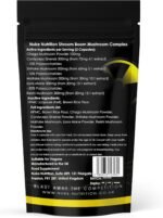 Nuke Nutrition Shroom Boom Mushroom Complex Capsules x60 - Mushroom Supplement with Chaga, Codyceps, Shiitake, Maitake, Lions Mane & Reishi - Pure & Natural Mushroom Extract Blend - Image 3