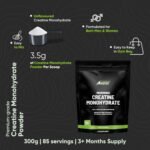 Freak Athletics Creatine Monohydrate Powder 300g - Unflavoured, 100% Pure Micronised Creatine for Strength, Power & Muscle Performance, Easy to Mix Creatine Powder | 84 Servings - Image 3