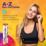 A-Z Multivitamin Orange Flavour Effervescent Tablets - High Strength Tablets for a Healthy Immune System 6 Tubs - Image 5