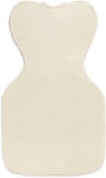 Love To Dream™ Swaddle UP™, Small 3.5-6 kg - Twigs Oatmeal, Snug Fit, Supports Healthy Sleep Routine, 1.5 Tog For Mild Temps (18-22°C), Machine Washable Cotton Fleece, 2 Zips for Easy Nappy Change - Image 3