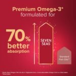 Seven Seas Omega-3 Fish Oil High Strength Plus Cod Liver Oil & Vitamin D, 120 Capsules, 4 Months Supply - Image 6