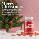 Collagen Gummies with Vitamin C and Biotin – Peach Flavored, Without Sugar or Gluten, Collagen Gummies for Women and Men – Multivitamins Supports Hair, Skin & Nails – 60 Units per Bottle - Image 3