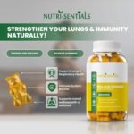 Mullein Gummies 2000mg – Respiratory Lung Health Supplement with Adaptogen Mushrooms, Mullein Leaf Extract – Natural Lung Cleanse for Adults, Vegan & Non-GMO | Immune Boost 60 Gummies - Image 4