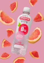 Get More Vits - B12 Vitamins Still Pink Grapefruit Flavoured Spring Water (12 x 500ml), Supports Energy Release, Tackle Tiredness & Fatigue, Natural Flavours, Sugar Free, Low Calorie, Vegan - Image 3