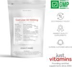 Icelandic Cod Liver Oil 1000mg | 90 Premium Softgels | High Strength Omega 3 with Vitamins A & D | Supports Heart, Brain & Eye Health | UK Made - Just Vitamins - Image 4