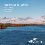 Icelandic Cod Liver Oil 1000mg | 90 Premium Softgels | High Strength Omega 3 with Vitamins A & D | Supports Heart, Brain & Eye Health | UK Made - Just Vitamins - Image 6