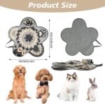 OSDUE Snuffle Mat for Dogs, Dog Snuffle Mat, Pet Slow Feeding Mat Encourages Natural Foraging Skills Slow Eating, Smell Training, Stress Relief, Interactive Feeding Toy for Large Medium Puppies - Image 3
