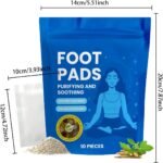 Zen Foot Recovery Patches - 10-Pack, Herbal extracts, Promotes Relaxation, detoxification, and Skin beautification, Providing Comfortable feet Overnight. - Image 10