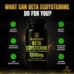 Beta Ecdysterone Supplement 1200mg | 98% Maximum Purity Ecdysterone for Lean Muscle Growth, Strength & Performance | Natural Anabolic Muscle Builder | Vegan | 60 Capsules – 30 Day Supply - Image 3