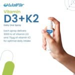 Vitamin D3 K2 Oral Spray Muskmelon Flavour | 75mcg 3000 IU | Easy Absorption Liquid Spray for Bone Health & Immune Support | 1 fl oz (30 ml) 60 Servings - Image 3