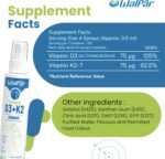 Vitamin D3 K2 Oral Spray Muskmelon Flavour | 75mcg 3000 IU | Easy Absorption Liquid Spray for Bone Health & Immune Support | 1 fl oz (30 ml) 60 Servings - Image 4