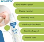 Vitamin D3 K2 Oral Spray Muskmelon Flavour | 75mcg 3000 IU | Easy Absorption Liquid Spray for Bone Health & Immune Support | 1 fl oz (30 ml) 60 Servings - Image 5
