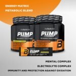 BioTechUSA Pump Caffeine Free | Energy, Focus & Immune Support | 19 Active Ingredients | Pre-Workout Drink Powder, 330 g, Lemon ice Tea - Image 6