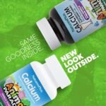 NaturesPlus Animal Parade Children's Calcium Sugar-Free - Chewable Calcium and Magnesium Formula for Kids - Vanilla Sundae Flavour, Vegan, Gluten Free - 90 Animal Shaped Tablets - Image 3
