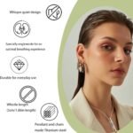 2 Pcs Breathing Necklace, Anxiety Necklace Practical Anxiety Breathing Necklaces Suitable Meditation Yoga Practice Stress Relief Management Breathing Exercises Sleep - Image 7