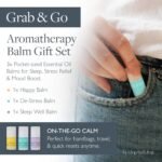 Scentered Pocket-Size Aromatherapy Balm Gift Set – 3X Essential Oil Balms for Sleep, Stress Relief & Mood Boost (Sleep Well, De-Stress, Happy) – Natural, Mess-Free, Travel-Friendly – Grab & Go 3-Pack - Image 3