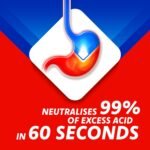 Rennie Peppermint Flavour Antacid, Heartburn and Indigestion Chewable Tablets, 1 Pack of 96 Tablets - Gets to Work in 60 Seconds for Fast and Effective Heartburn Relief - Image 5