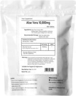UKHealthHouse Aloe Vera Juice 10000mg x 360 Tablets - Super Strength - Detox - Colon Cleanse Pharmaceutical Grade Skin, Digestion Supplement Vegan UK - Image 3